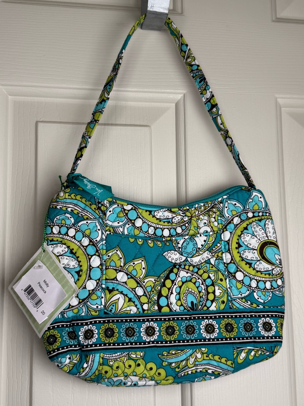 NWT Vera Bradley Peacock Molly Shoulder Bag RETIRED PATTERN - LAST ONE